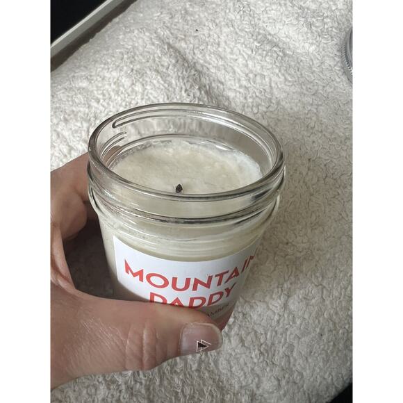 Mountain Daddy Clean Soy Candle Oak Moss + Amber w/‎ Curated Spotify Playlist - Picture 5 of 5